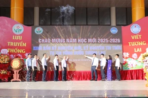 Trường THCS Tô Hiệu (phường Vĩnh Phúc, tỉnh Phú Thọ) khai giảng năm học mới.