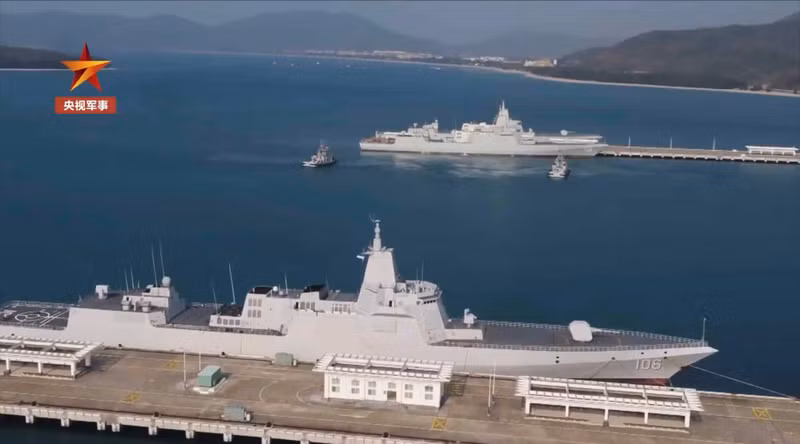 Trung Quốc liên tiếp hạ thủy khu trục hạm Type 055 'nhanh chóng mặt'