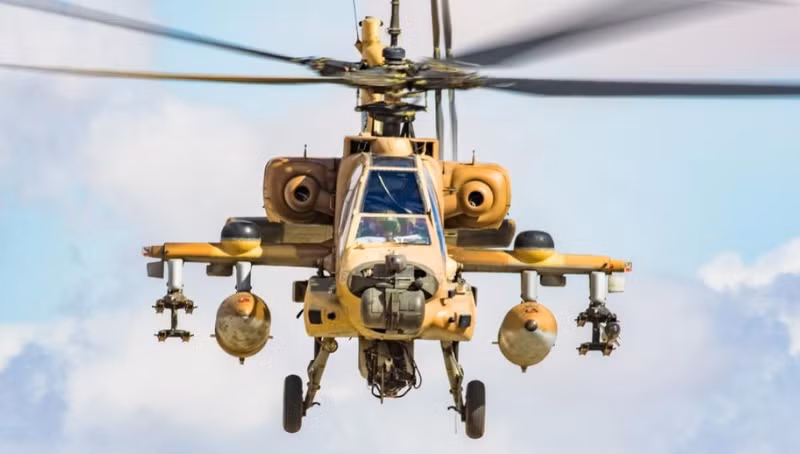 Trực thăng Apache Mỹ mạnh vượt trội nhờ tên lửa Spike NLOS Israel