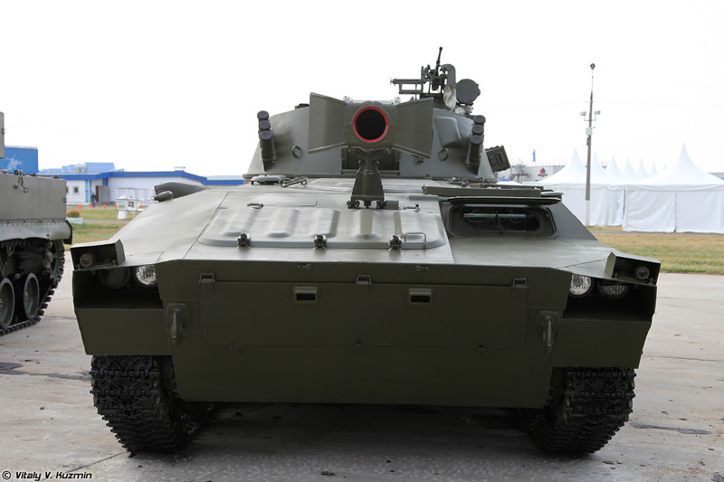 Cối tự hành hàng hiếm 2S34 Hosta hạ gục M2 Bradley