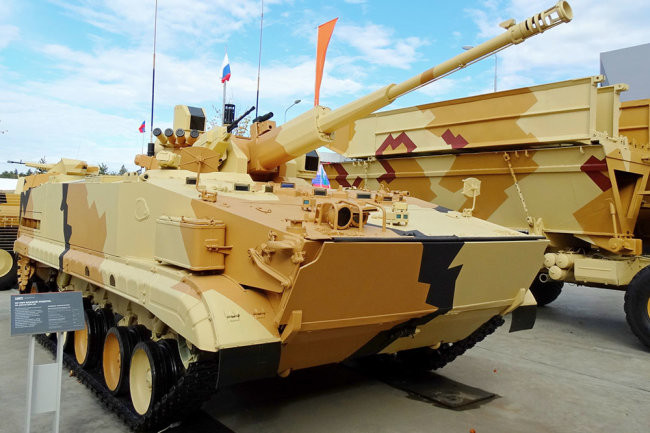Pháo 57 mm trên BMP-3 sẽ dễ dàng bắn hạ M2 Bradley