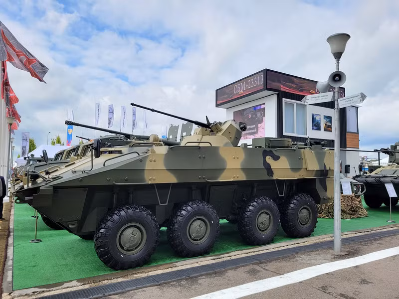 Xe thiết giáp BTR-22 mới nhất được hoàn thiện nhanh chóng