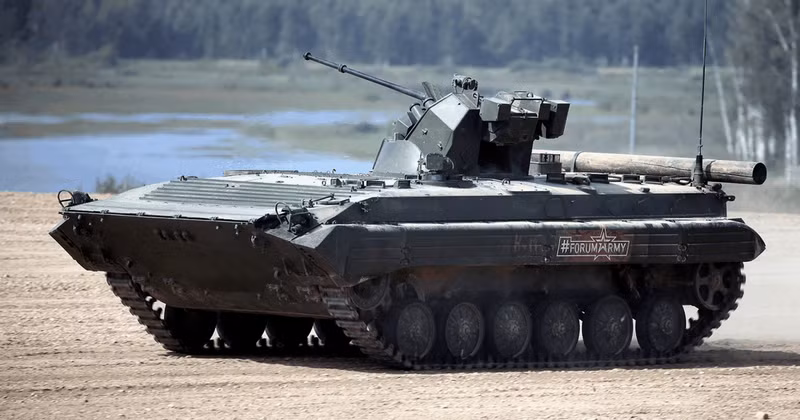 Hàng loạt xe chiến đấu bộ binh BMP-1AM Basurmanin hiện đại hóa ra trận