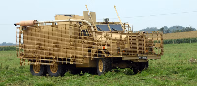 Xe bọc thép hạng nặng Mastiff đặc biệt bị Nga bắt giữ