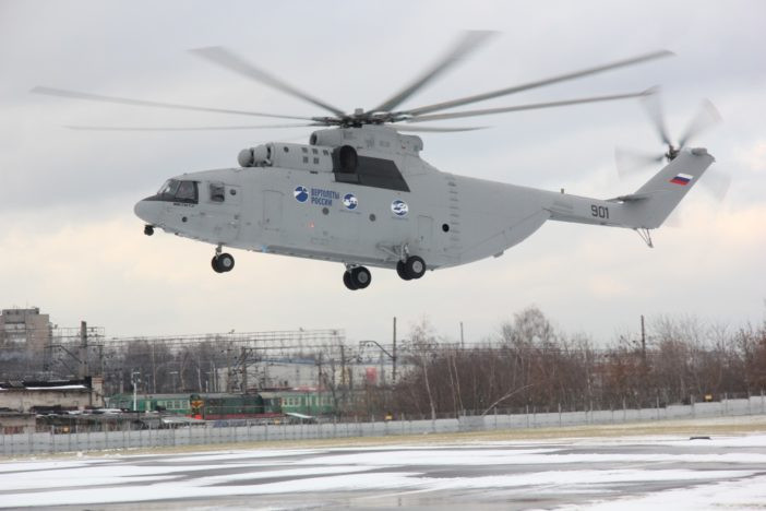 Trực thăng vận tải Mi-26T2V mạnh nhất thế giới trực chiến
