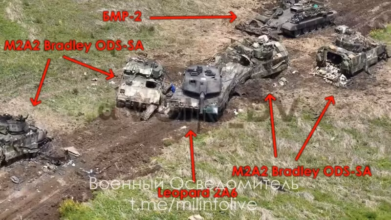 Báo Mỹ tiết lộ bất ngờ số xe chiến đấu Bradley bị phá hủy