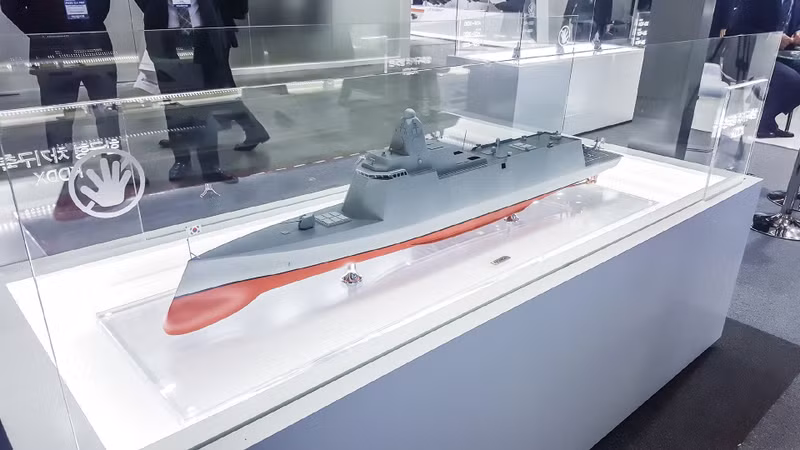 Hàn Quốc hoàn thành thiết kế cơ bản của tàu khu trục KDDX