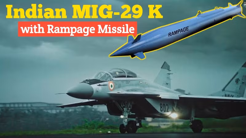 MiG-29 Ấn Độ được trang bị tên lửa đạn đạo cực mạnh của Israel