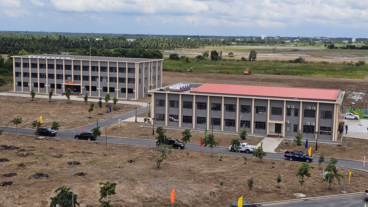 Cơ sở vật chất khang trang của Trường Văn hóa Công an nhân dân III.