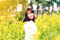 Nữ sinh trường Báo chí rực rỡ giữa cánh đồng hoa cải vàng ảnh 4