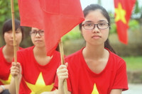 Học sinh Thái Bình hướng về biển đảo Tổ quốc ảnh 5