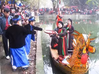 Hội Lim: Liền anh, liền chị phớt lờ lệnh cấm, vô tư nhận tiền ảnh 3 Vừa hát vừa đưa khay ra “đỡ” tiền