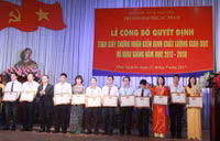 Trường ĐH Sư phạm Thái Nguyên công bố kết quả kiểm định chất lượng giáo dục và khai giảng năm học mới ảnh 2