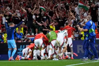 Chùm ảnh: Hungary loại Scotland khỏi EURO 2024 