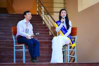 Á hậu Diễm Trang tươi trẻ, duyên dáng về thăm trường cũ ảnh 13