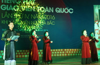 Khai mạc Liên hoan tiếng hát giáo viên toàn quốc khu vực miền núi phía Bắc ảnh 6 Khai mạc Liên hoan tiếng hát giáo viên toàn quốc khu vực miền núi phía Bắc ảnh 6