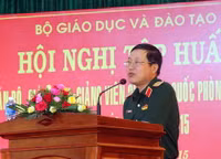 Tập huấn giảng viên, giáo viên GDQPAN khu vực phía Nam năm 2015 ảnh 3