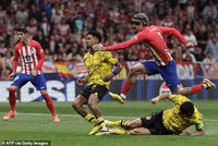 Chùm ảnh: Atletico Madrid hạ Dortmund ở tứ kết Champions League