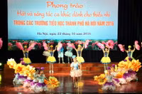 Tiếp tục đẩy mạnh phong trào “Hát và sáng tác ca khúc dành cho thiếu nhi” ảnh 12