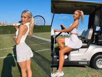 Nữ vận động viên 10X gợi cảm kiếm triệu USD nhờ mạng xã hội