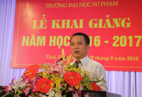 Trường ĐH Sư phạm (ĐH Thái Nguyên) khai giảng năm học mới ảnh 1 Trường ĐH Sư phạm (ĐH Thái Nguyên) khai giảng năm học mới ảnh 1