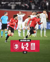 Chùm ảnh: Đội tuyển Georgia đi vào lịch sử, lần đầu dự EURO 