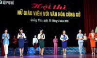 Hội thi “Nữ giáo viên với văn hóa công sở” tỉnh Quảng Ninh thành công tốt đẹp ảnh 6 Hội thi “Nữ giáo viên với văn hóa công sở” tỉnh Quảng Ninh thành công tốt đẹp ảnh 6