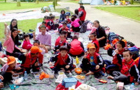 Ngộ nghĩnh học sinh Tiểu học trong hoạt động giáo dục ngoại khóa ảnh 11