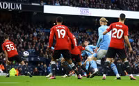 Chùm ảnh: Man City ngược dòng hạ Man Utd ở trận derby thành Manchester