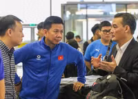 Chùm ảnh: U23 Việt Nam hứng khởi trong ngày đầu tiên tại Qatar