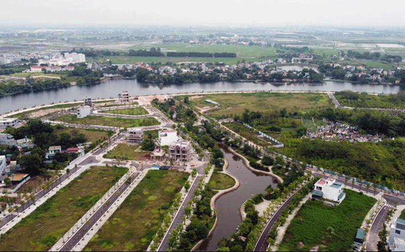 Thực trạng xây dựng tại Khu đô thị mới River Silk City vào tháng 10/2022. Ảnh: Minh Anh. Thực trạng xây dựng tại Khu đô thị mới River Silk City vào tháng 10/2022. Ảnh: Minh Anh.