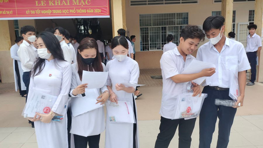 Nhiều thí sinh nhận xét phần đọc hiểu môn Ngữ Văn hơi khó.