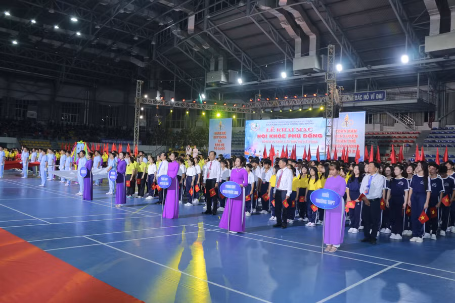 Gần 2.000 VĐV tham gia Hội khỏe Phù Đổng tỉnh Bạc Liêu năm 2024 