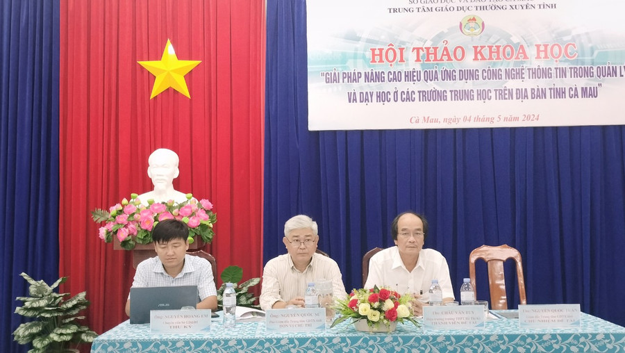 Chủ trì hội thảo khoa học. Chủ trì hội thảo khoa học.