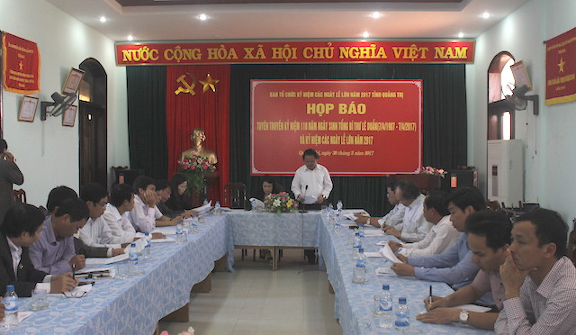 Tỉnh Quảng Trị tổ chức họp báo công bố hoạt động kỷ niệm 110 năm ngày sinh của cố Tổng bí thư Lê Duẫn