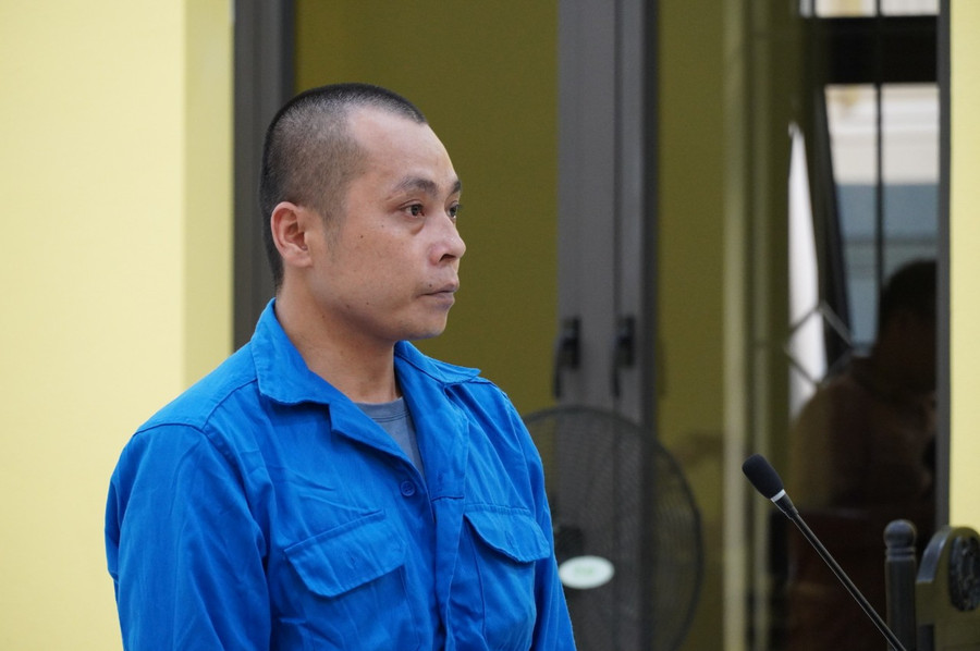 Bị cáo Thạch Duy Khánh tại phiên tòa. Bị cáo Thạch Duy Khánh tại phiên tòa.