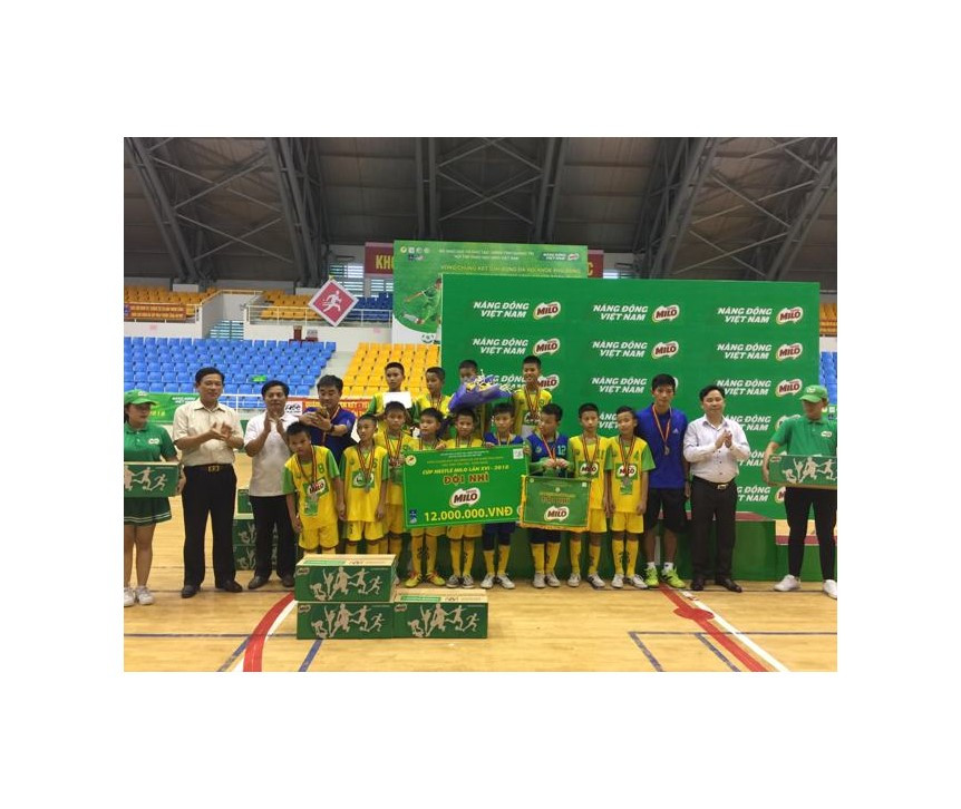 Đội bóng U11 tỉnh Quảng Trị đạt giải Nhì tại Giải bóng đá Cúp Nestle Milo 2018 Đội bóng U11 tỉnh Quảng Trị đạt giải Nhì tại Giải bóng đá Cúp Nestle Milo 2018