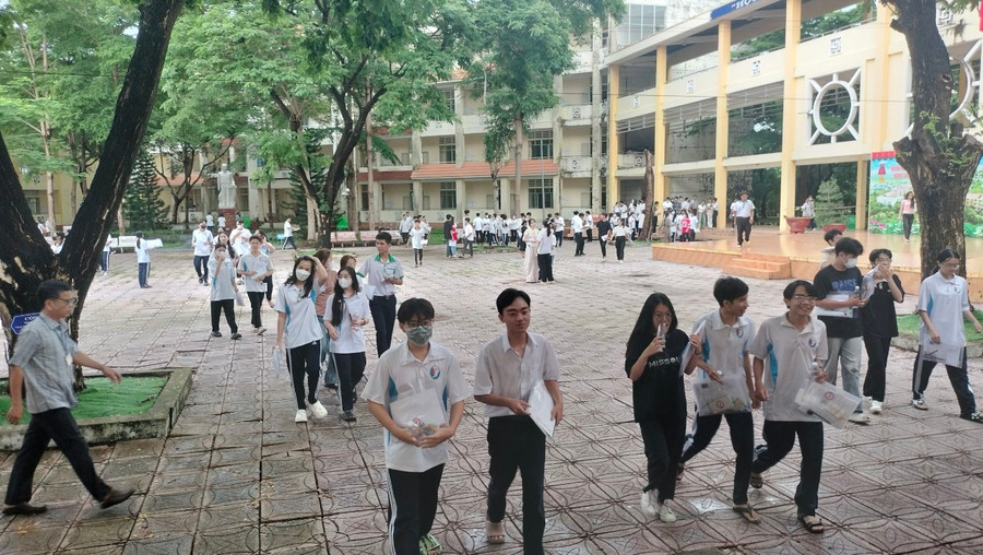 Nhiều thí sinh Cà Mau nhận xét đề thi Tiếng Anh năm nay không có nhiều câu hỏi khó.