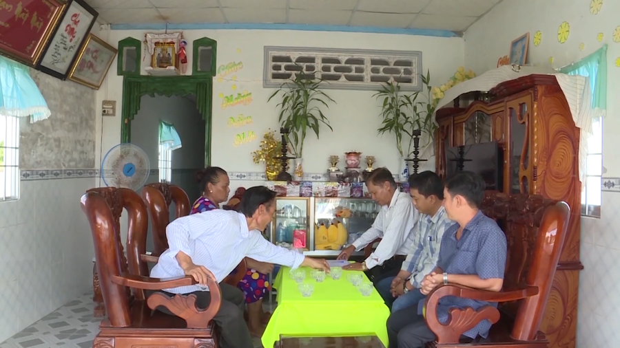 Căn nhà gia đình ông Nguyễn Văn Việt.