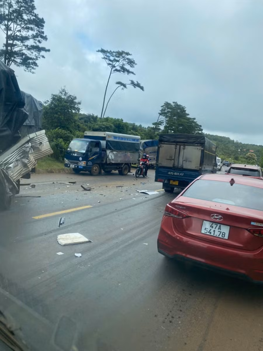 Hiện trường vụ tai nạn. (Ảnh: TT)