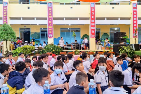 An Giang tạm thời chưa thực hiện khoản thu học phí năm học 2025 - 2026. Ảnh: Trọng Nhân.