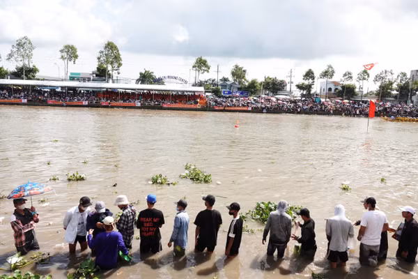 Khu vực diễn ra Lễ hội Óoc Om Bóc - Đua ghe Ngo Sóc Trăng năm 2024 (nay là TP Cần Thơ).