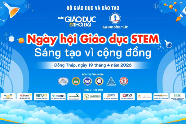 Giáo dục STEM với chủ đề “Sáng tạo vì cộng đồng”.