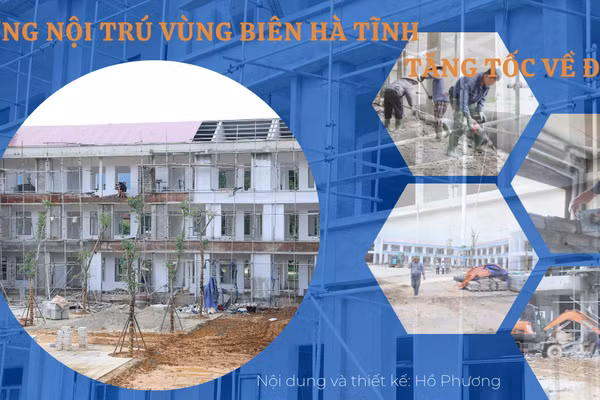Trường nội trú vùng biên Hà Tĩnh tăng tốc về đích trước thềm năm học mới.