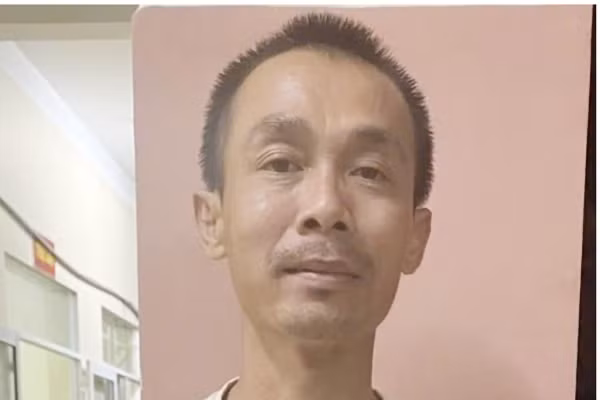 Bị can Phan Văn Đoàn (đặc khu Phú Quốc, tỉnh An Giang). (Ảnh: Tiến Tầm)