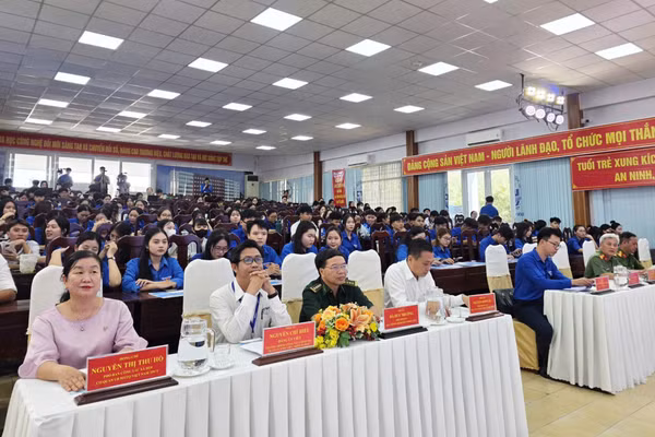 Quang cảnh buổi tuyên truyền.