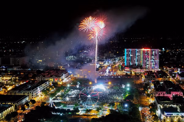 Tết Nguyên đán 2026, An Giang dự kiến tổ chức bắn pháo hoa tại 4 điểm, gồm: Rạch Giá, Long Xuyên, Châu Đốc và Phú Quốc.
