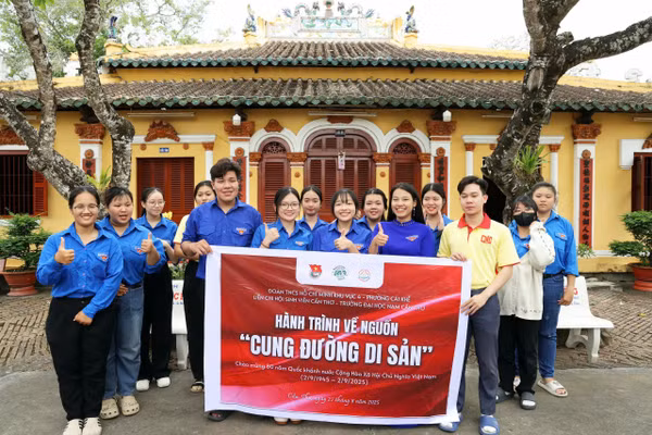 Hành trình về nguồn “Cung đường Di sản” của người trẻ Cần Thơ.