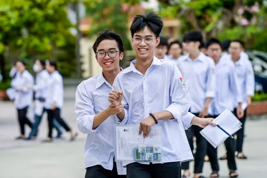 Thí sinh Ninh Bình tham gia Kỳ thi Tốt nghiệp THPT năm 2025.