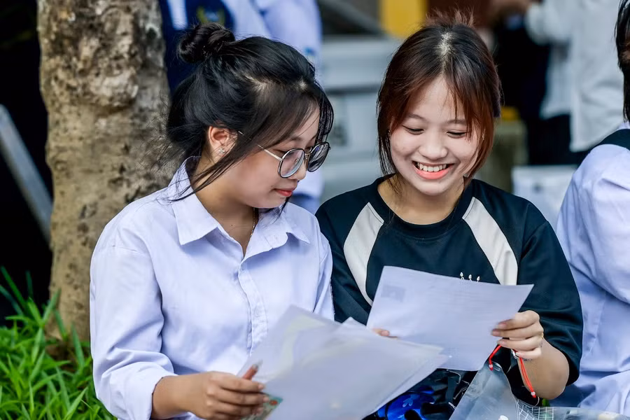 Thí sinh Ninh Bình trong kỳ thi tốt nghiệp THPT năm 2025.